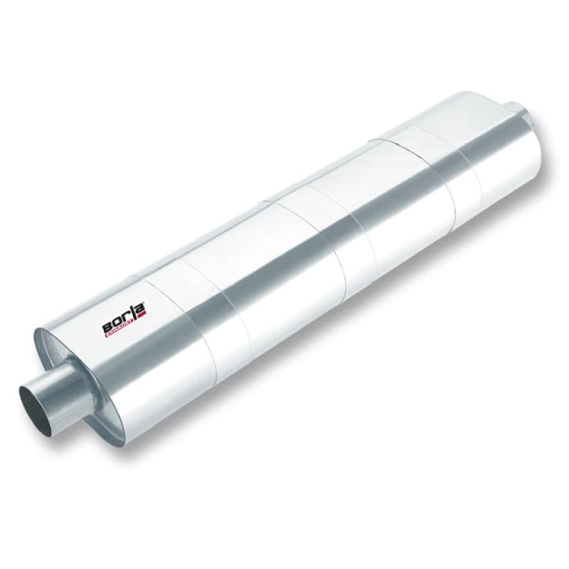 Borla 3in ID In/Out x 34in x 8.5 in x 5.5in Oval XR-1 Multi-core Racing Muffler-SR1 Performance