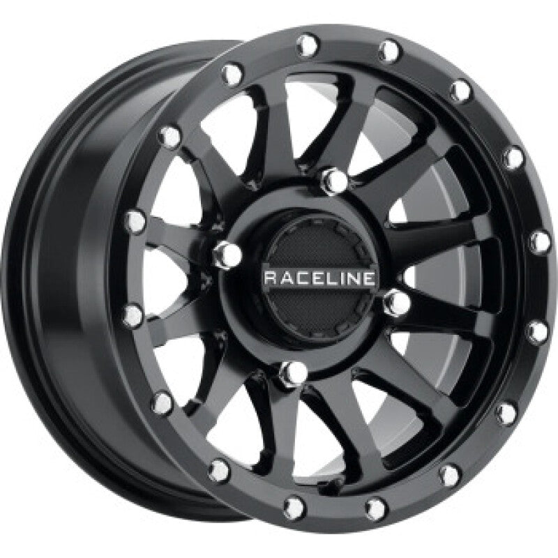 Raceline A95B Trophy 14x7 Inch Satin Black Wheel for Powersports Vehicles