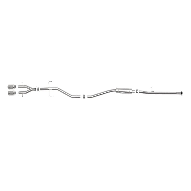 aFe Takeda 2.5in 304SS Cat-Back Exhaust System 17-20 Honda Civic SI Coupe L4-1.5L (t) - Polished Tip-SR1 Performance