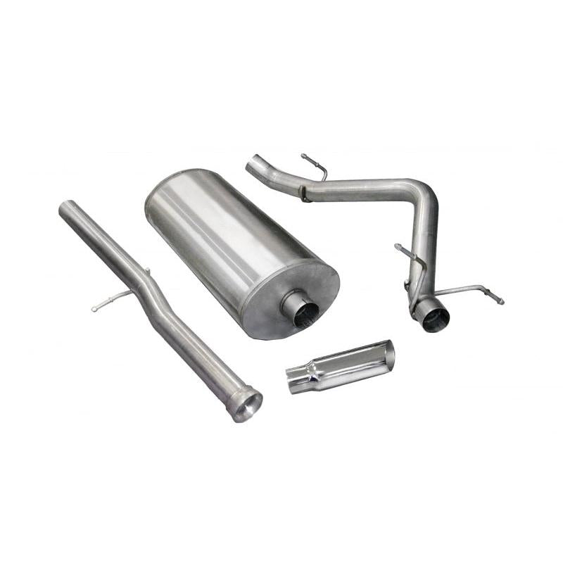 Corsa 2011-2013 Chevrolet Silverado Crew Cab/Short Bed 1500 6.2L V8 Polished Sport Cat-Back Exhaust-SR1 Performance