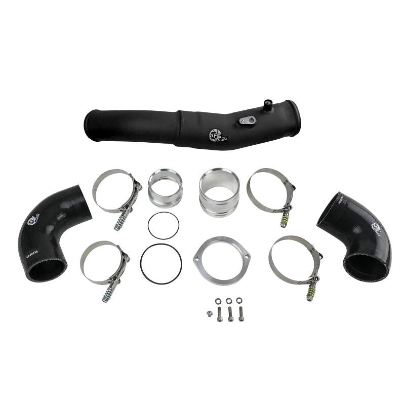 aFe 2020 Toyota Supra 3.0L 3in Black Intercooler Tube - Hot-SR1 Performance