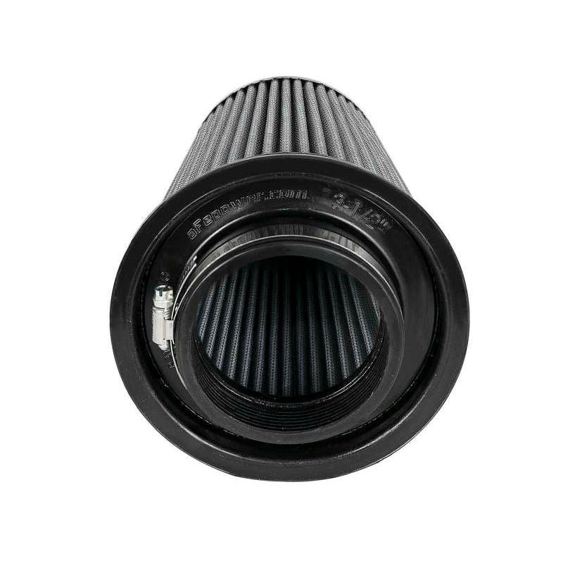 aFe Magnum FLOW Pro DRY S Air Filter 3-1/2in F x 6in B x 4-1/2in T (Inverted) x 9in H-SR1 Performance