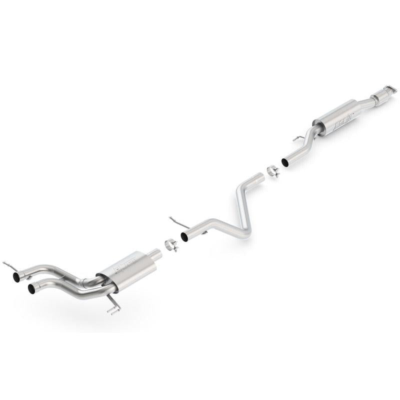 Borla 13-15 Hyundai Veloster Turbo 1.6L AT/MT FWD 2dr Dual Center Rear Exit Cat-Back Exhaust-SR1 Performance