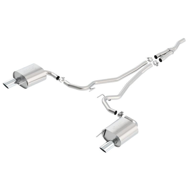Borla Atak Cat Back 15-17 Ford Mustang 2.3L EcoBoost MT/AT 2.25in pipe 4in tip-SR1 Performance