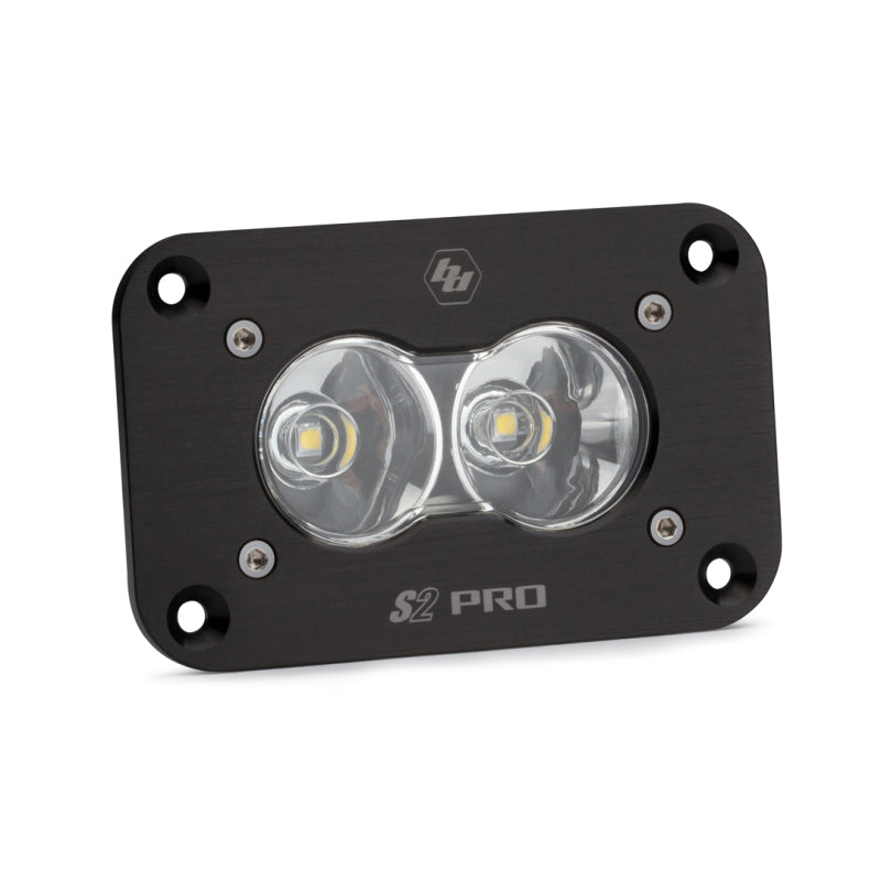 Baja Designs S2 Sport Flush Mount Work/Scene Pattern LED Work Light - Clear-SR1 Performance