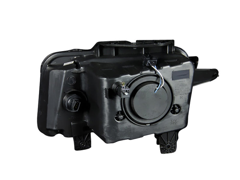 ANZO 2010-2013 Chevrolet Camaro Projector Headlights w/ Halo Black (CCFL)-SR1 Performance
