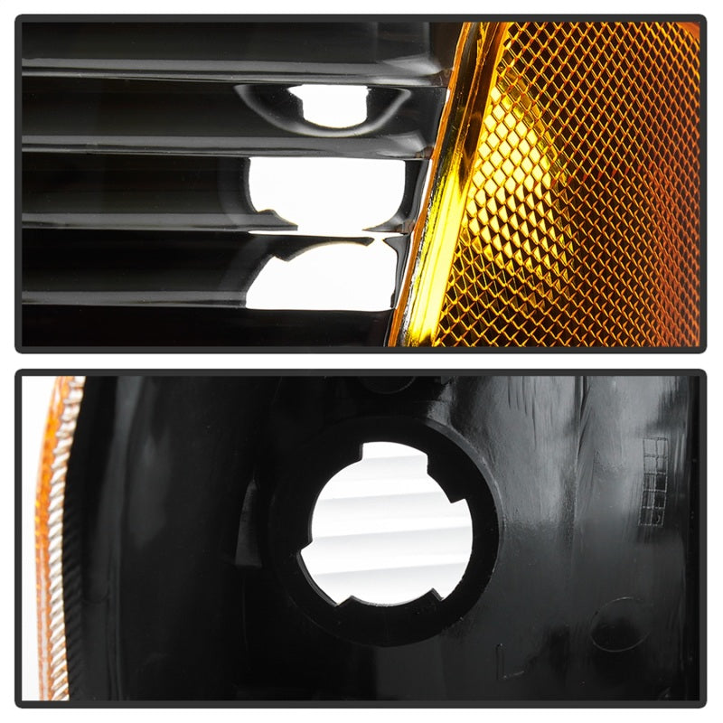 xTune 01-03 Ford Explorer Sport 4pc OEM Style Headlights w/Corner - Black (HD-JH-FEXP01-ST-BK)-SR1 Performance