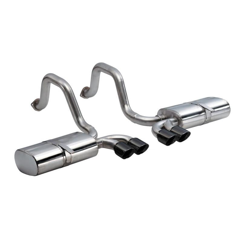 Corsa 1997-2004 Chevrolet Corvette C5 Z06 5.7L V8 Black Sport Axle-Back Exhaust-SR1 Performance