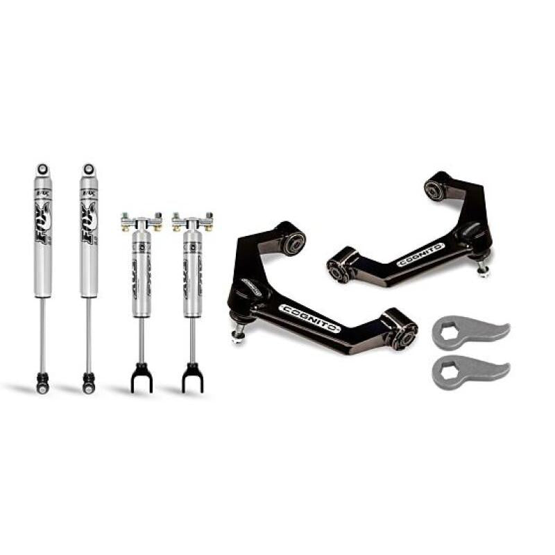 Cognito 20-24 Chevy Silv/Sierra 2500/3500HD 2WD/4WD 3in Perf Ball Joint Lvling Kit w/ Fox PS 2.0 IFP
