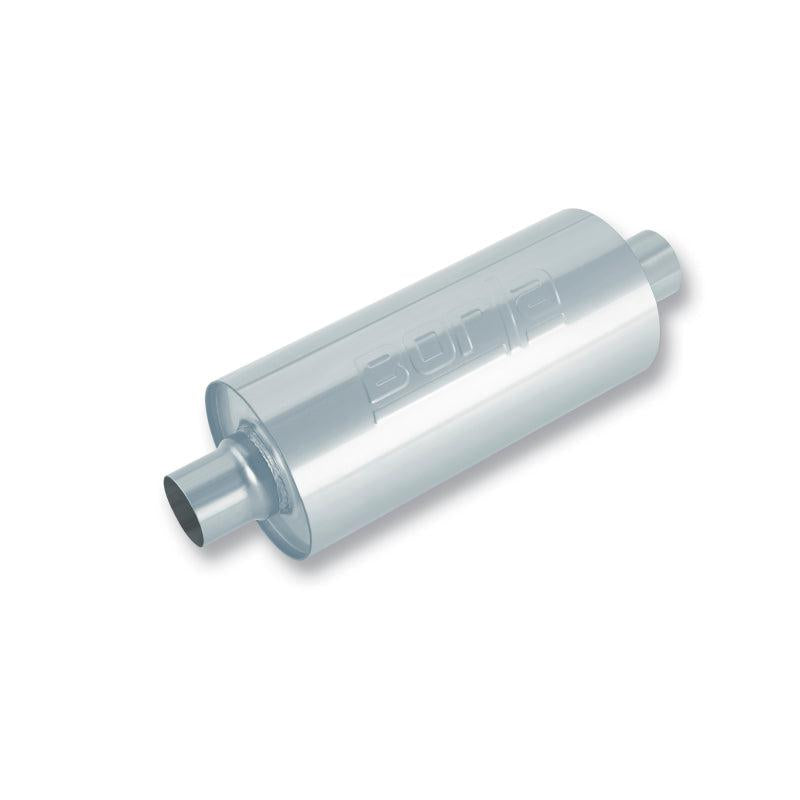 Borla 3.5in Tubing x 6.25in Diameter x 24in Length Multi-Core Center/Center Round Racing Muffler-SR1 Performance