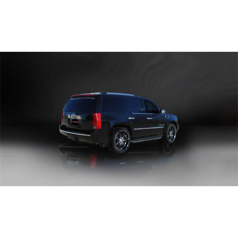 Corsa 2007-2010 Cadillac Escalade 6.2L V8 Black Sport Cat-Back Exhaust-SR1 Performance