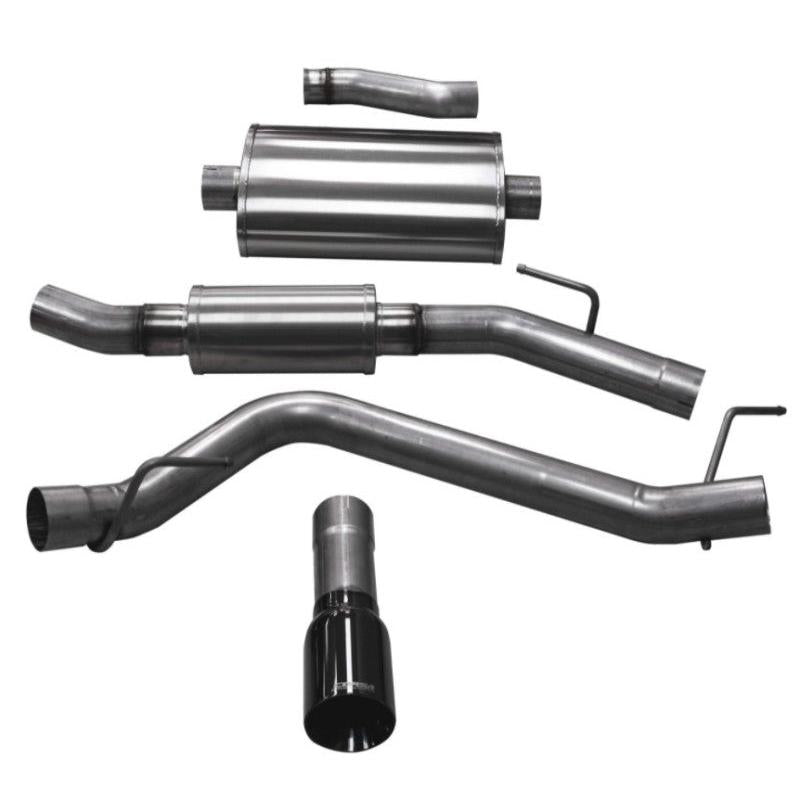 Corsa 2020-2024 Jeep Gladiator JT 3.0in Cat-Back Single Touring Side Exit w/ 4.0in Black Tip-SR1 Performance