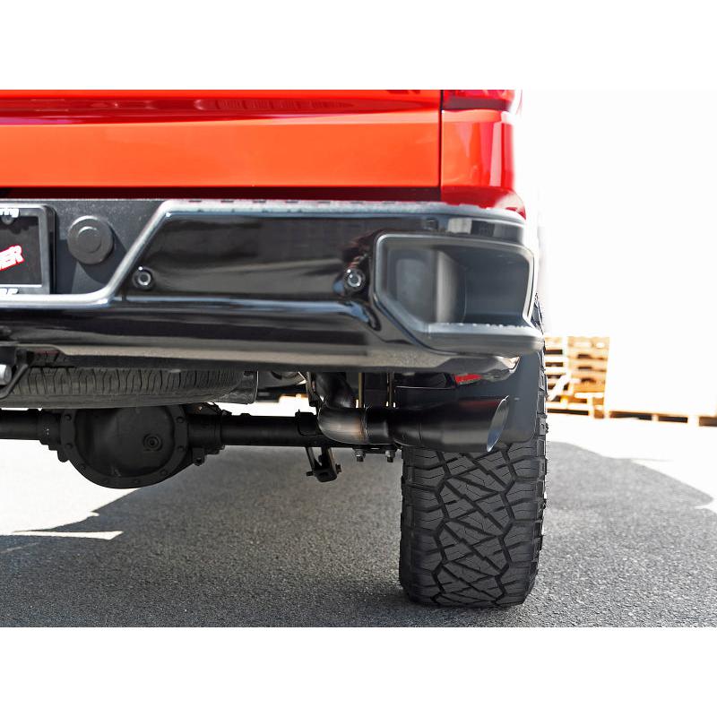aFe Vulcan Series 3in 304SS Exhaust Cat-Back w/Blk Tip 2019 GM Silverado/Sierra 1500 V6-4.3L/V8-5.3L-SR1 Performance