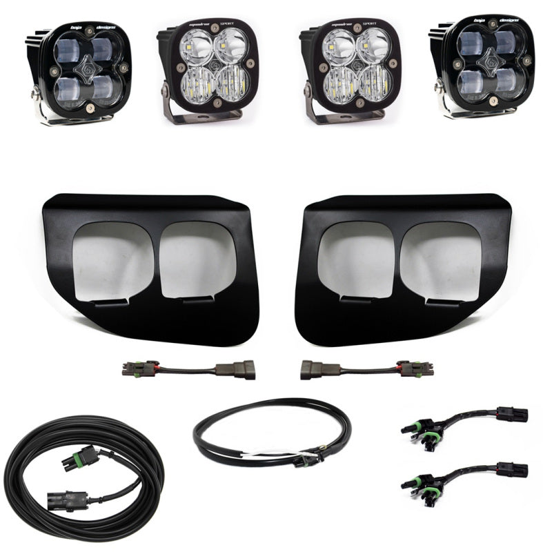 Baja Designs Ford Super Duty (20-On) Fog Lights Dual FPK SAE/Sport DC Baja Designs w/Upfitter-SR1 Performance