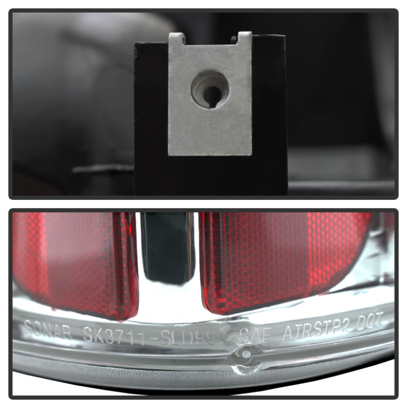 Spyder Chevy Silverado 1500/2500 99-02 (Not Stepside) Euro Style Tail Lights Chrm ALT-YD-CS99-C-SR1 Performance