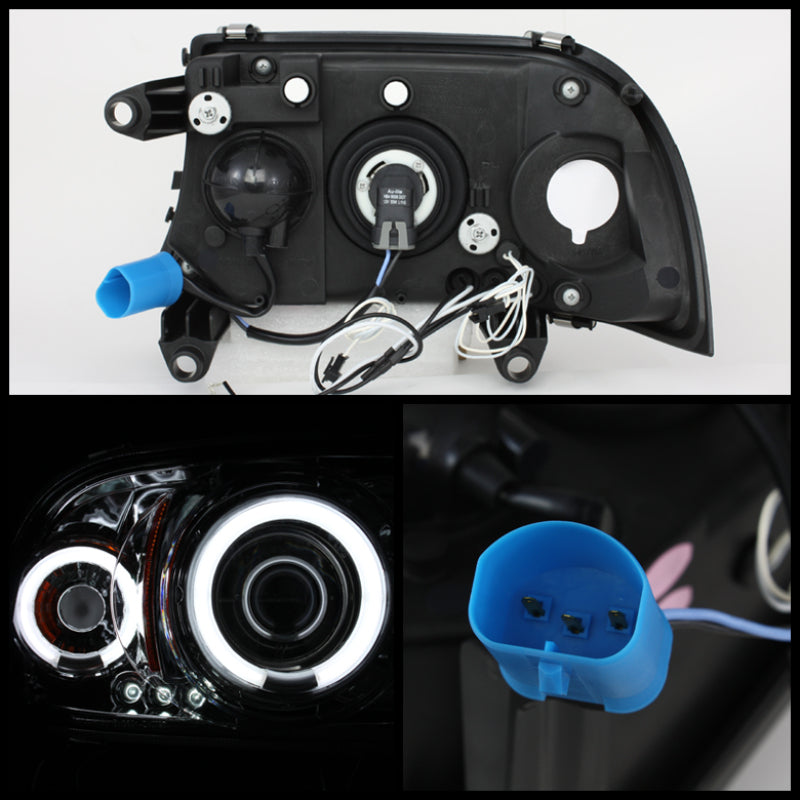 Spyder Dodge Dakota 97-04/Durango 98-03 1PC Projector Headlights LED Halo LED Chrm PRO-YD-DDAK97-C-SR1 Performance