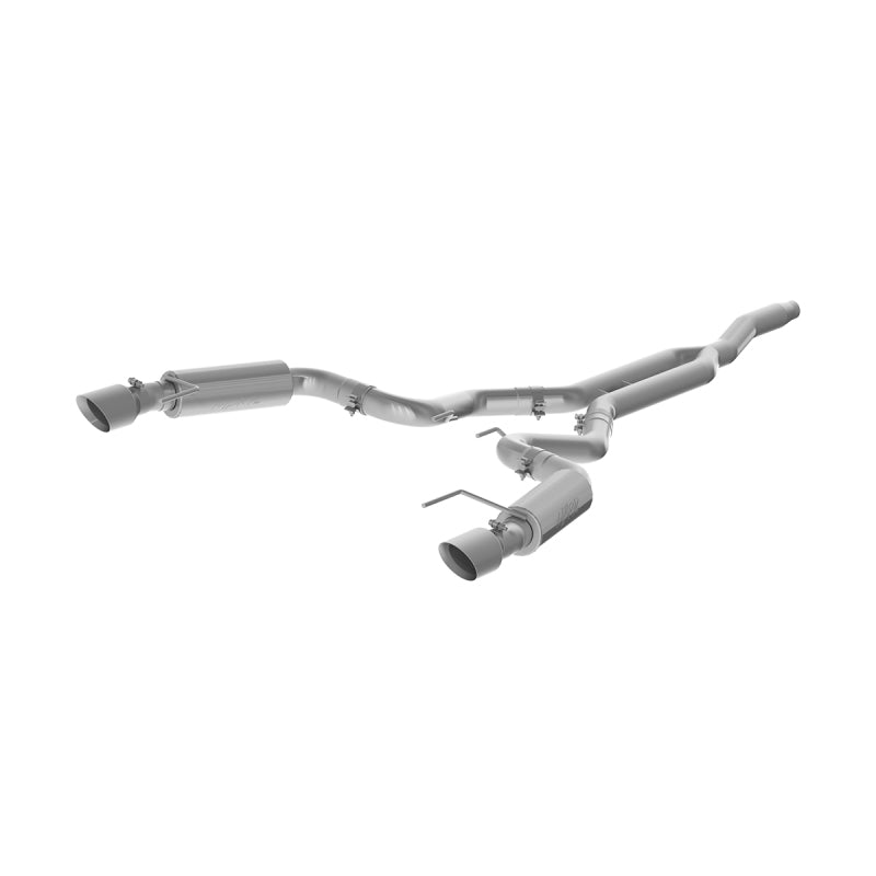 MBRP 15-18 Ford Mustang EcoBoost 2.3L T409 3in Cat Back Dual Split Rear Exit (Race Version)-SR1 Performance