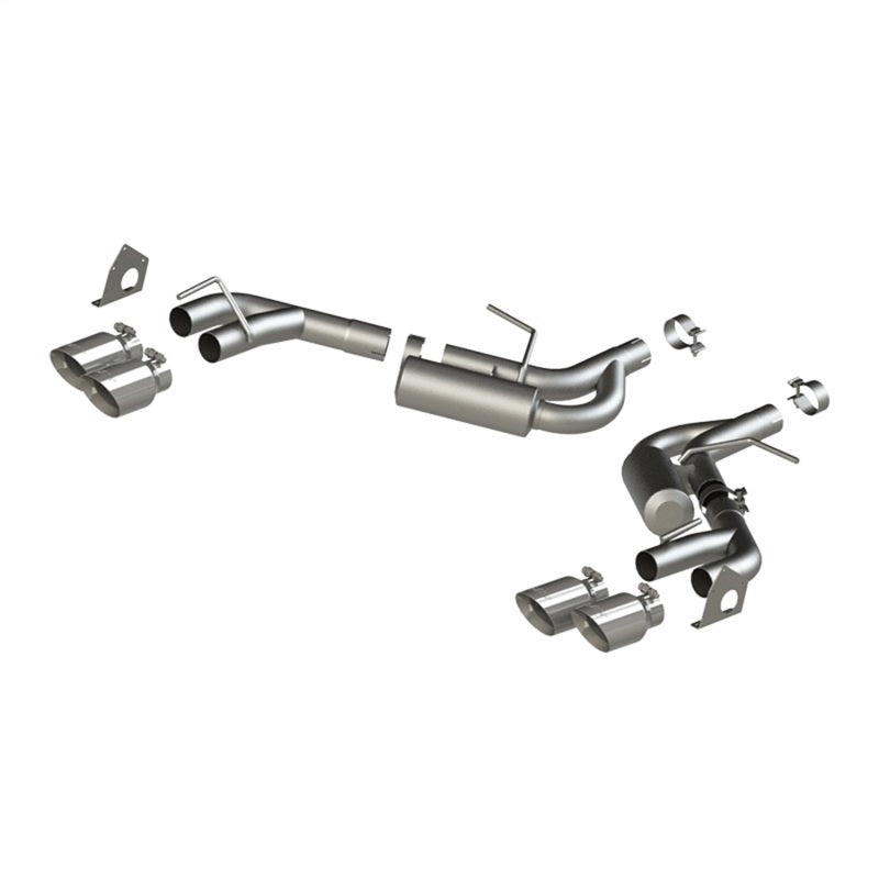 MBRP 16-19 Chevrolet Camaro V6 2.5in AL NPP Dual Axle Back Exhaust w/ 4in Quad Dual Wall Tips-SR1 Performance