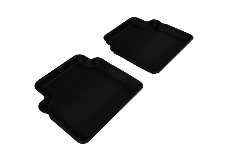 3D MAXpider 2007-2011 Chevrolet Aveo Kagu 2nd Row Floormats - Black-SR1 Performance