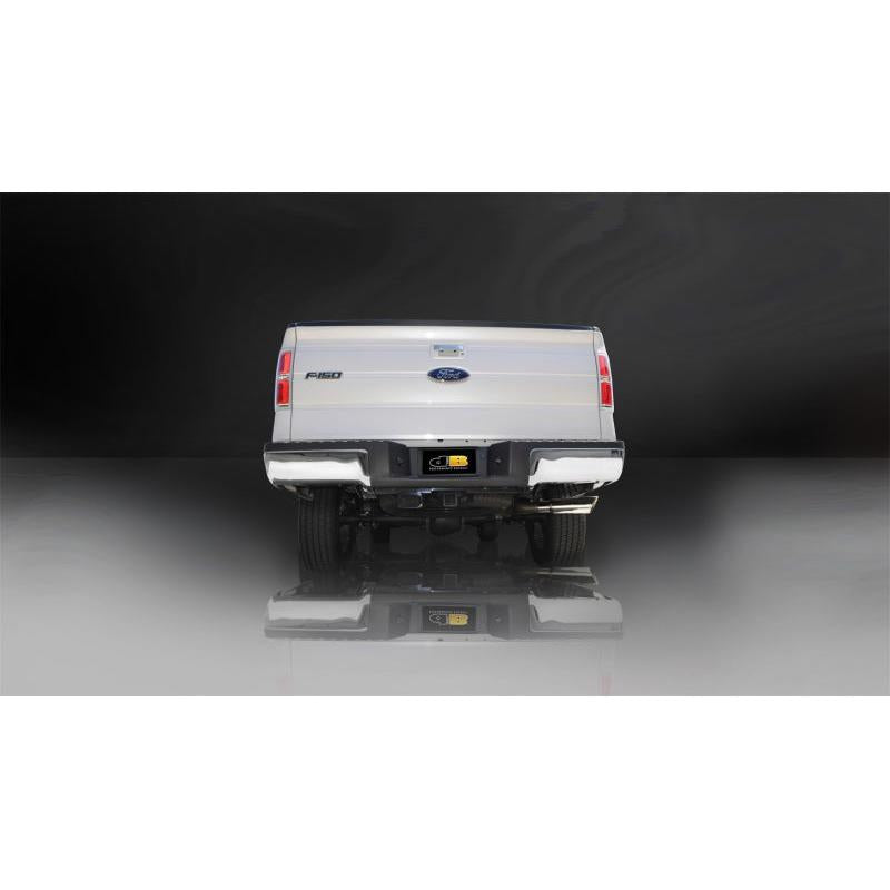 Corsa 2011-2014 -13 Ford F-150 EcoBoost 3.5L V6 Polished Sport Cat-Back Exhaust-SR1 Performance