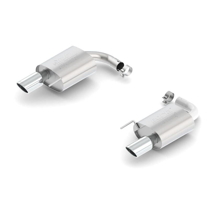 Borla Atak S Rear Section 15-17 Ford Mustang GT 5.0L V8 MT/AT 2.5in pipe 4in tip-SR1 Performance