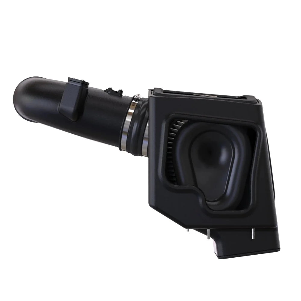 Dry Extendable Cold Air Intake for 2011-2016 Chevy / GMC Duramax LML 6.6L on a white background