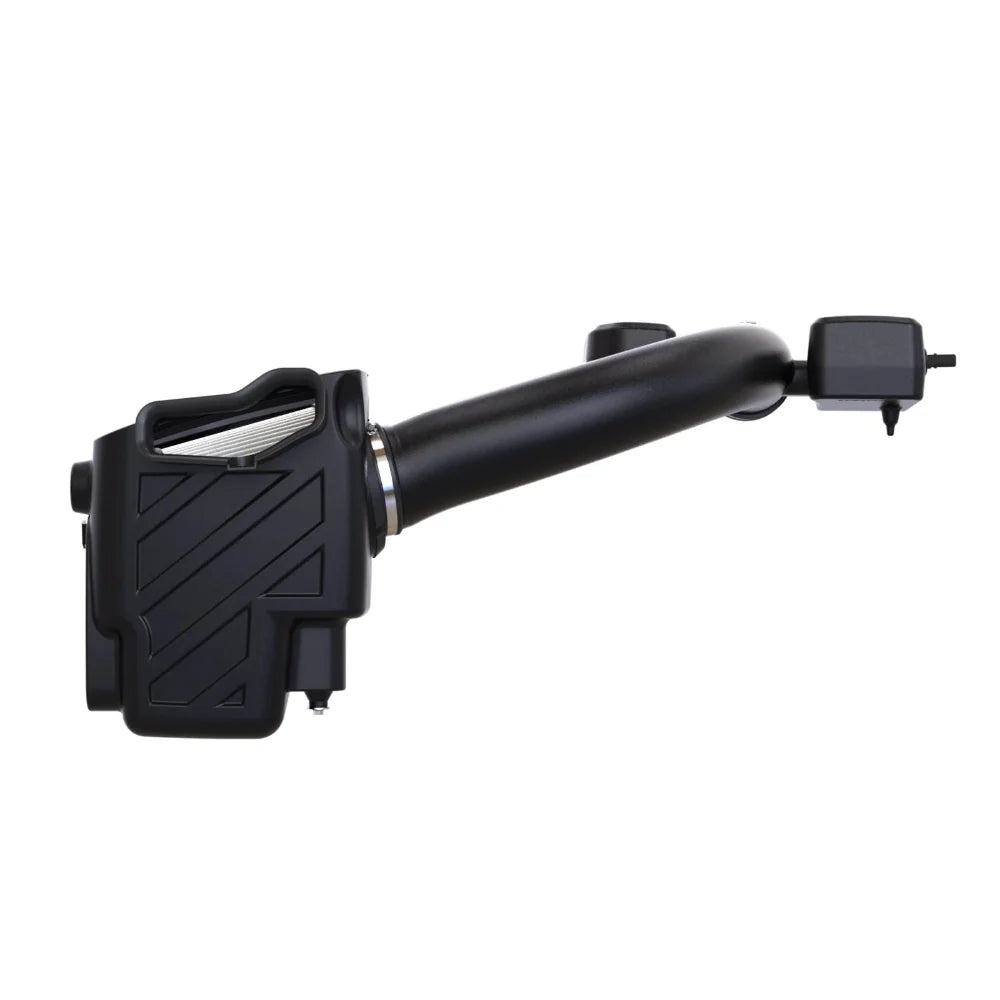 Dry Extendable Cold Air Intake Kit for 2020-2022 FORD F-250, F-350 6.2L, Gas on a white background