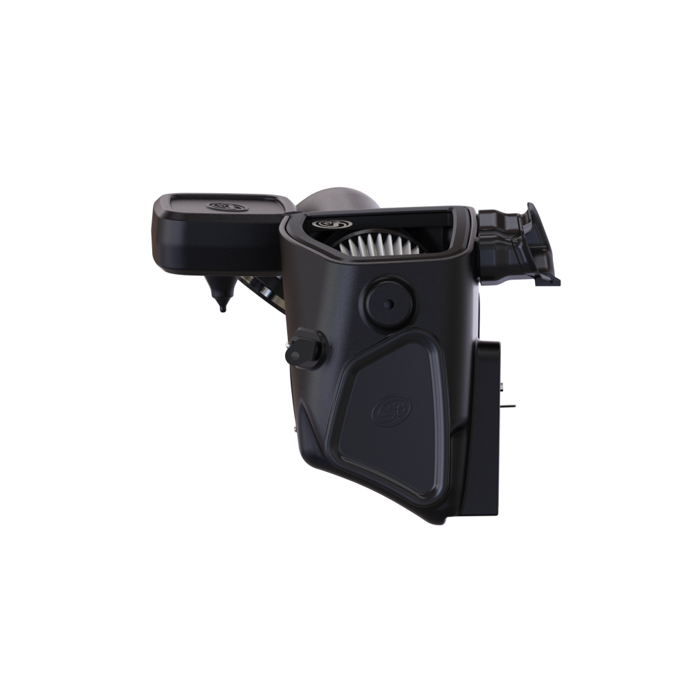 Dry Extendable Cold Air Intake for the 2023-2025 Ford F250 F350 7.3L on a white background