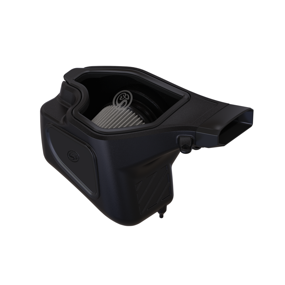 Dry Extendable S&B Cold Air Intake for the 2024-2025 Ford Ranger, 2.7L Ecoboost on a white background