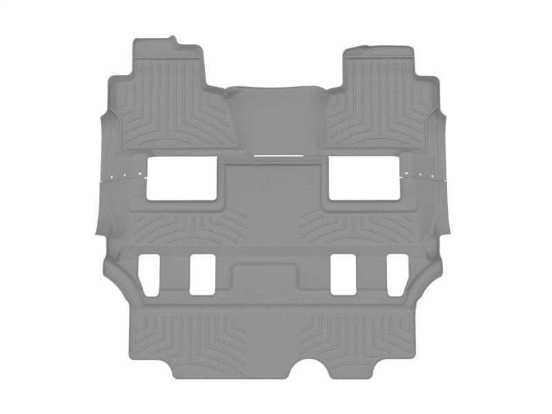 WeatherTech FloorLiner HP for 2015-2016 Chevrolet Tahoe and GMC Yukon Rear and Third Row in Grey