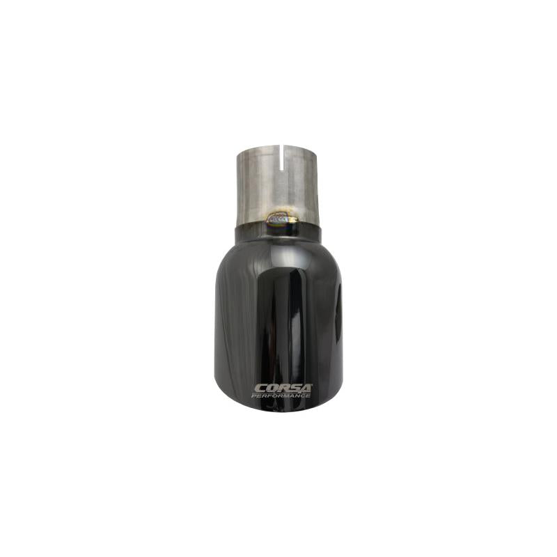 Corsa Single Universal 2.75in Inlet / 4.5in Outlet Black PVD Pro-Series Tip Kit-SR1 Performance