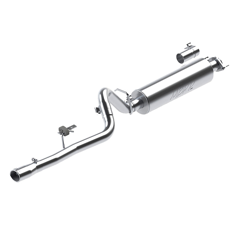 MBRP 86-00 Jeep 2.5L Cherokee 2.5in Cat Back Single T409-SR1 Performance