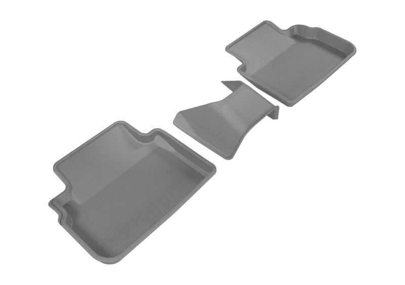 3D MAXpider 2017-2019 Subaru Impreza/Crosstrek Kagu 2nd Row Floormats - Gray-SR1 Performance