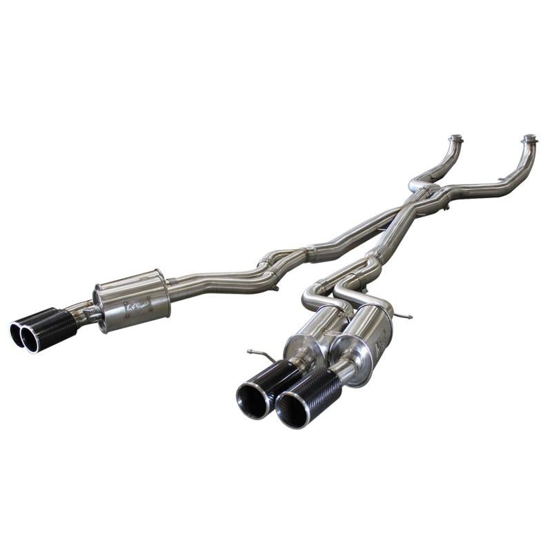 aFe MACHForce XP Exhaust 304SS Cat-Back w/ Carbon Fiber Tips 12-13 BMW M5 (F10) V8 4.4L (tt)-SR1 Performance