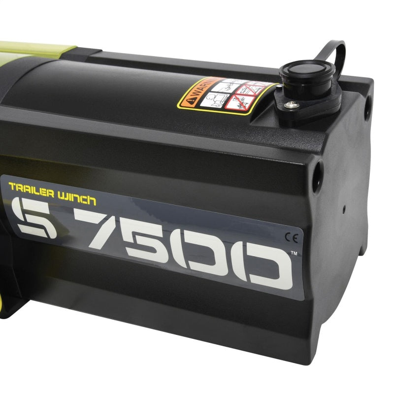 Superwinch 7500 LBS 12V DC 5/16in x 54ft Steel Rope S7500 Winch-SR1 Performance