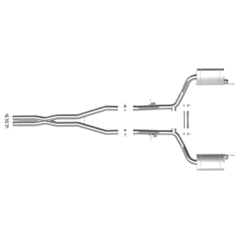 aFe MACH Force-Xp 3in 304 SS Cat-Back Exhaust 15-20 Dodge Charger Hellcat V8-6.2L (sc) / 392 V8-6.4L-SR1 Performance
