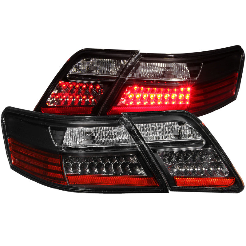 ANZO 2007-2009 Toyota Camry LED Taillights Black-SR1 Performance