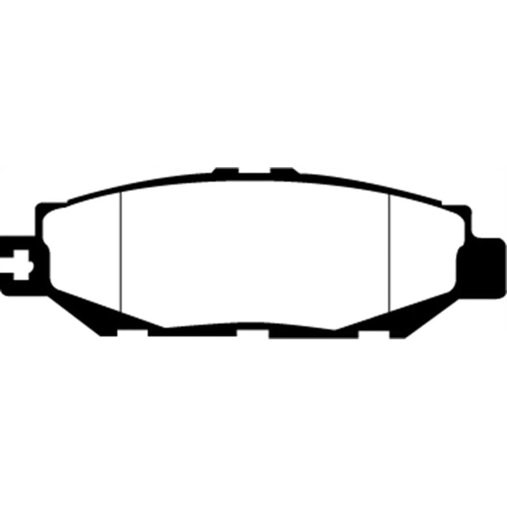 EBC Redstuff Ceramic Low Dust Rear Brake Pads for Lexus LS400 and Toyota Supra – Part Number DP31008C