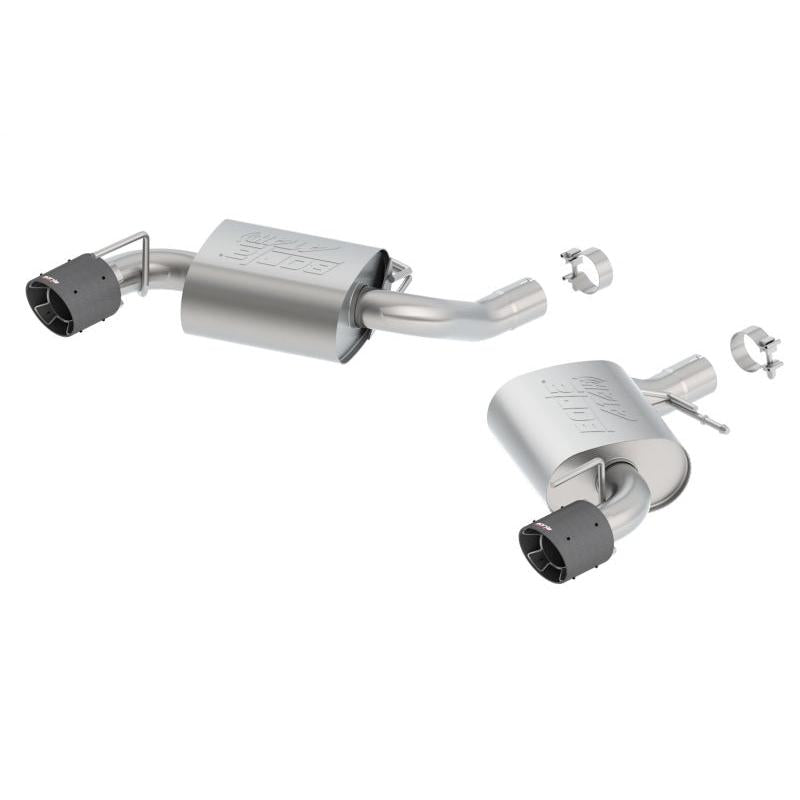 Borla 16 Chevy Camaro 6.2L Atak Rear Section Exhaust w/o NPP-SR1 Performance