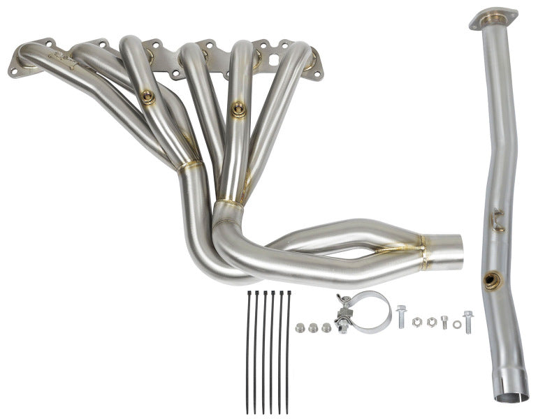 aFe Twisted Steel Tri-Y Headers/Connection Pipes (Race) 01-16 Nissan Patrol (Y61) 4.8L-SR1 Performance