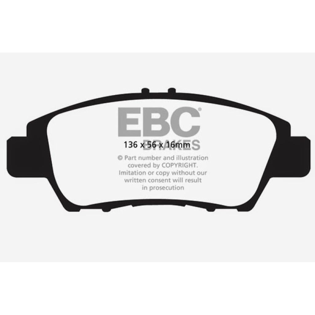 EBC Yellowstuff Brake Pads for Honda Fit and CR-Z – High-Performance Street and Track Use