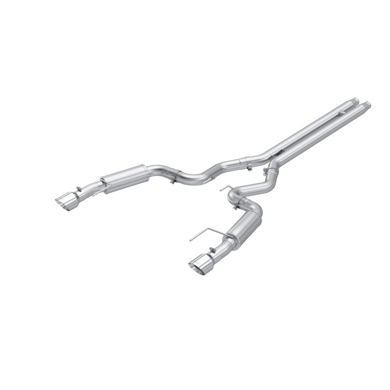MBRP 2024 Ford Mustang GT S650, 5.0L 3in Dual Split Rear Aluminized Steel-SR1 Performance