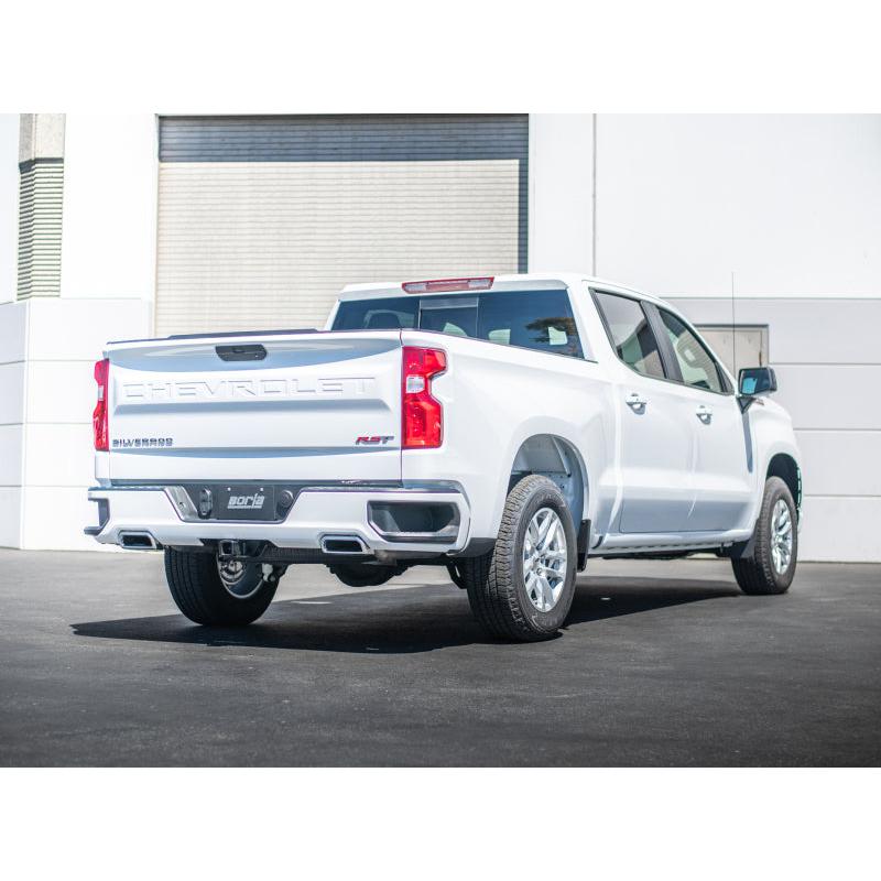 Borla 2019 Chevrolet Silverado / GMC Sierra 1500 S Type Catback Exhaust - 2.75in Pipe Diameter-SR1 Performance