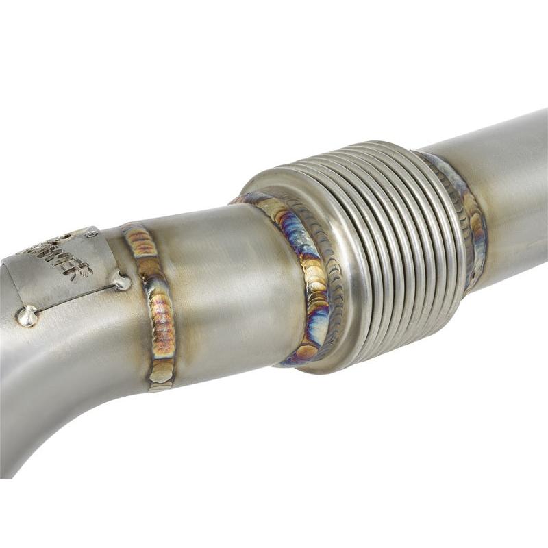 aFe Twisted Steel Header Up-Pipe 08-10 Ford Diesel Trucks V8-6.4L (td)-SR1 Performance