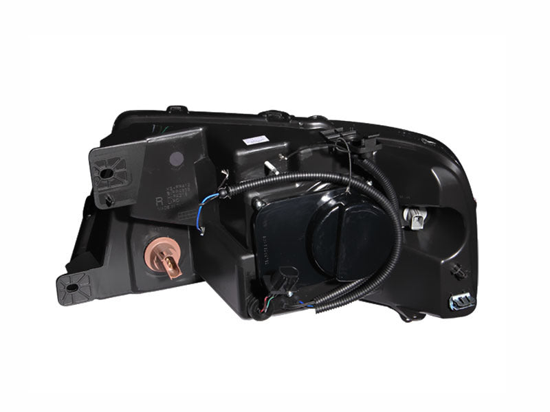 ANZO 2004-2008 Ford F-150 Projector Headlights w/ Halo and LED Black G2-SR1 Performance