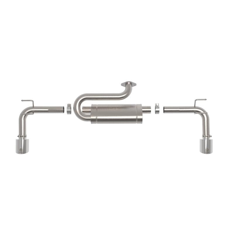 aFe 2023+ Mazda CX-50 Takeda 2.5in 304 SS Axle-Back Exhaust System w/ Polished Tips-SR1 Performance