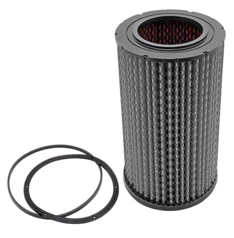 K&N Round Radial Seal 13-1/16in OD 7-9/16in ID 25-11/16in H Reverse Replacement Air Filter - HDT-SR1 Performance