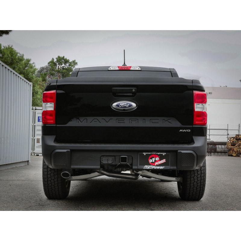 aFe 22-23 Ford Maverick EcoBoost L4 2.0L(t) Vulcan Series 2-1/2in 304 SS Cat-Back w/ Black Tip-SR1 Performance