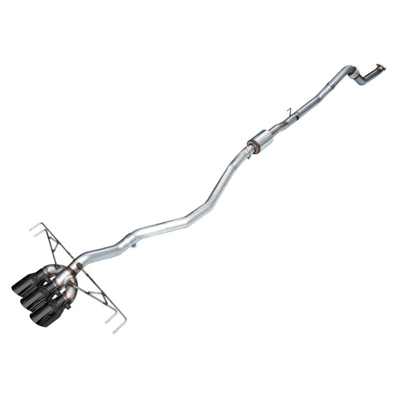 AWE Tuning 2023 Honda Civic Type R FL5 Track Edition Exhaust w/ Triple Diamond Black Tips-SR1 Performance