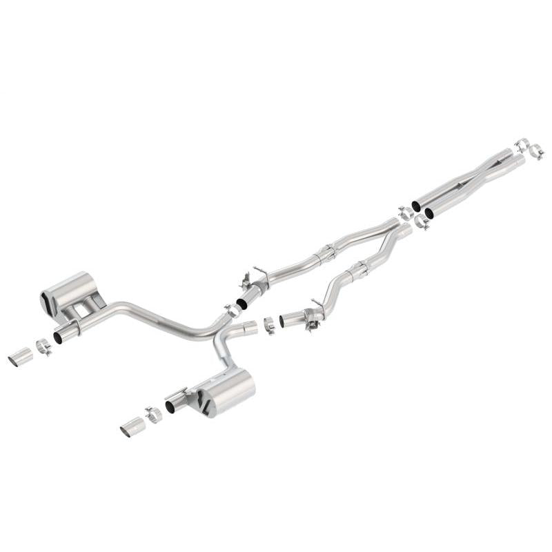 Borla 2017 Dodge Charger R/T 5.7L ATAK Catback Exhaust w/o Tips (w/MDS Valves ONLY)-SR1 Performance